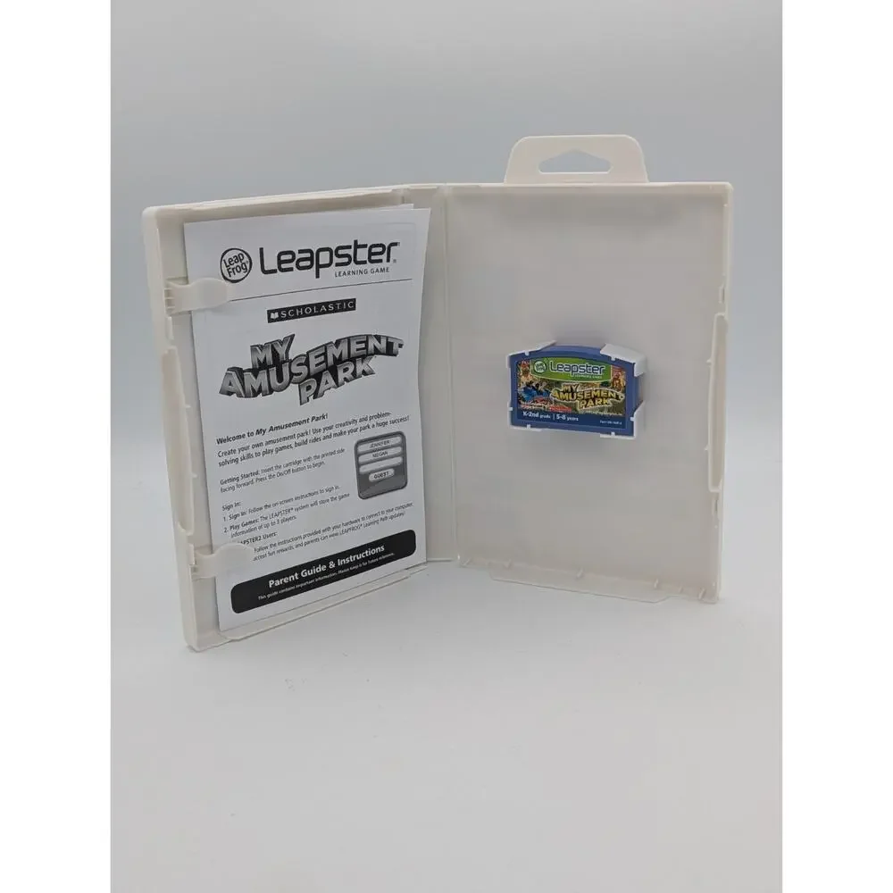 LeapFrog Leapster Learning Game My Amusement Park Expanded Play Leapster2 MIB